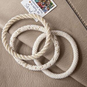 DO GOOD BEADED BRACELETS - PEARL
